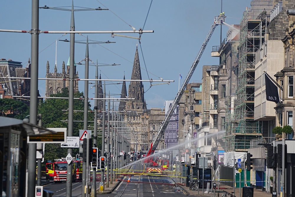 The building was not in use at the time of the fire (PA) (PA Wire)