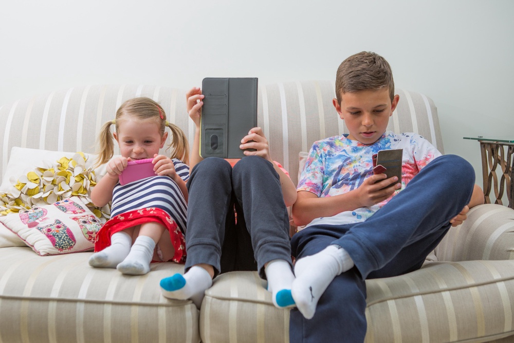 It's not just older kids that use screens too much these days (PA)
