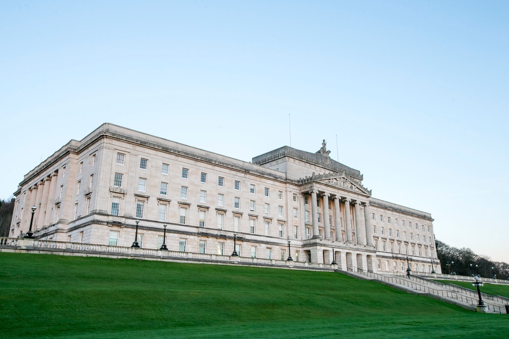 The review will look at any allegations of ‘any abuse or inappropriate behaviour by Jeffrey Donaldson’ at Parliament Buildings (Liam McBurney/PA) (PA Archive)