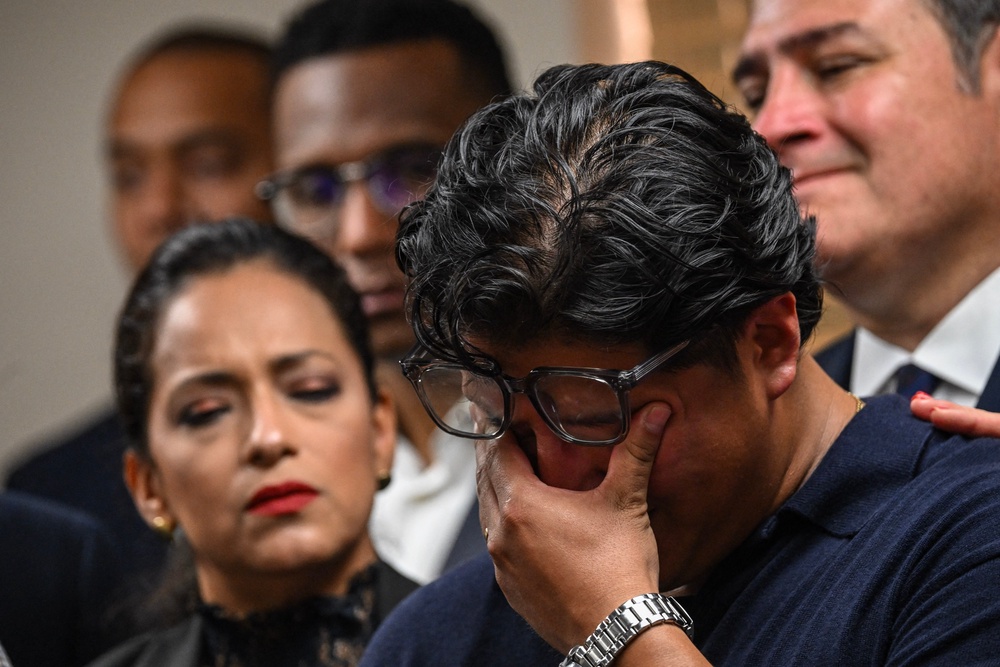 Salgado Araujo had a construction business and lived in the US for 35 years, according to his family (AFP/Getty)