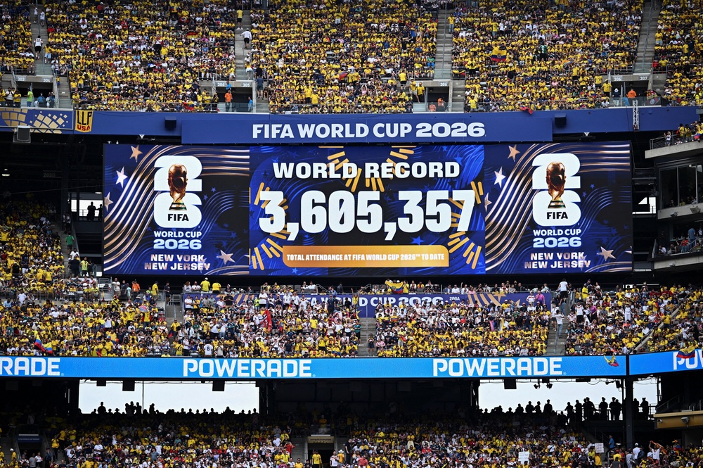 The final will take place at New York New Jersey Stadium on 19 July (Reuters)