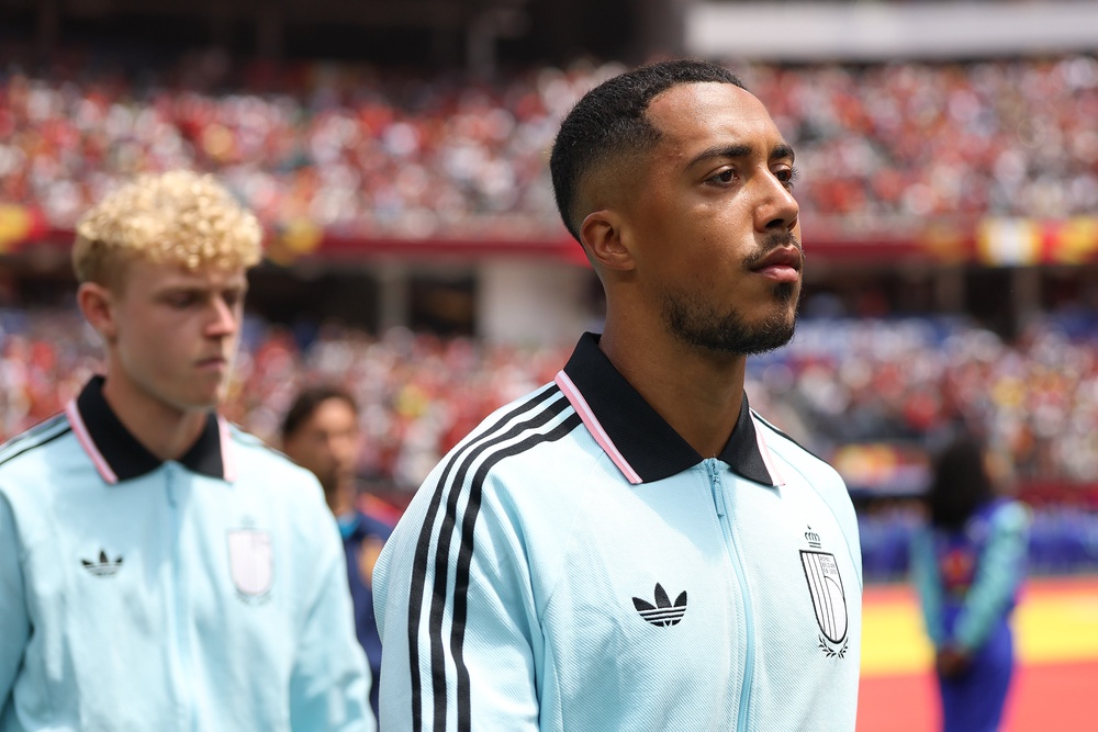 Youri Tielemans will watch on from the sidelines for Belgium's quarter-final against Spain (Getty)