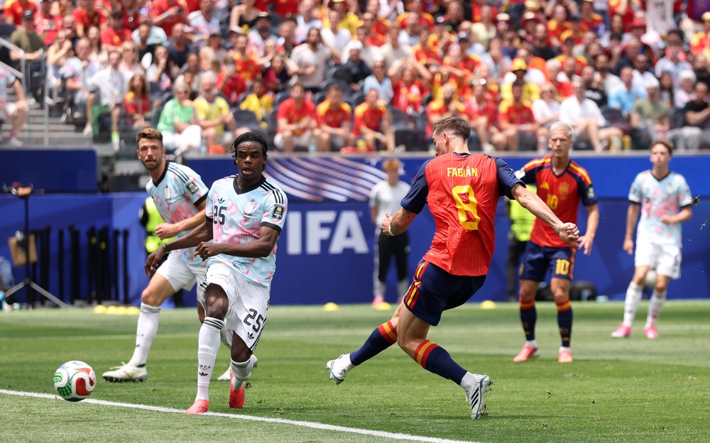 Fabian Ruiz sent Spain into the lead (Getty)