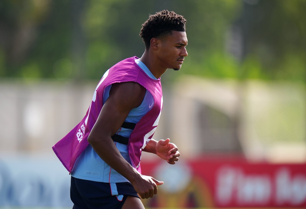 England's Ollie Watkins during a training session at Inter Miami Training Complex (PA)
