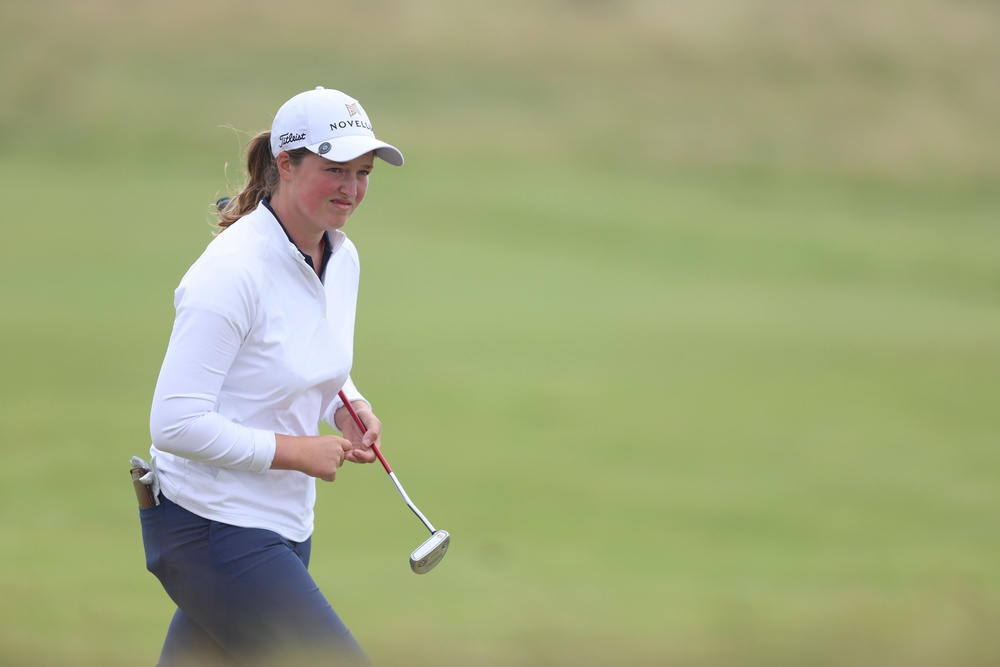 Lottie Woad leads the British interest at the Evian Championship (Nigel French/PA) (PA Archive)