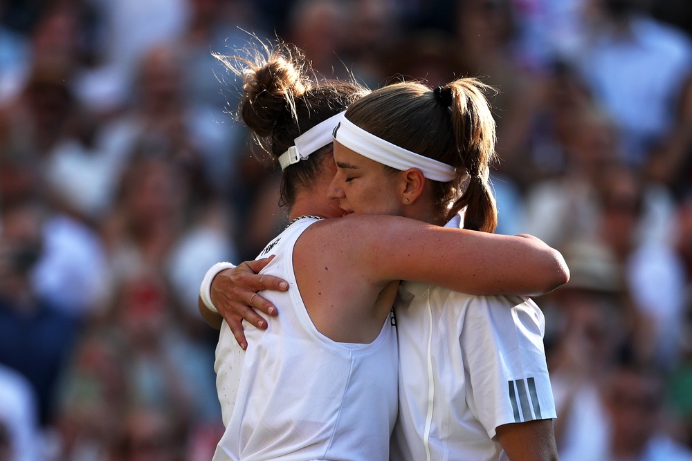 Muchova wrestled the momentum back in an extraordinary second set (Getty)