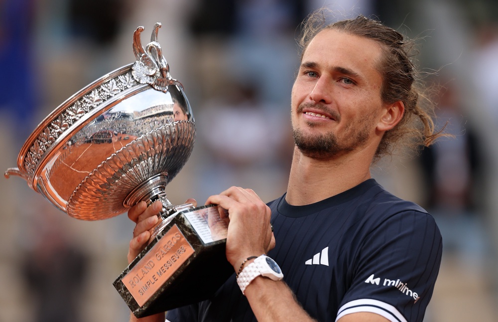 Zverev won the biggest title of his career when he won the French Open last month to win his first grand slam title (Getty)