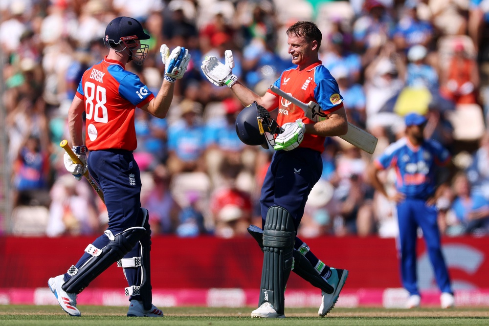 Jos Buttler and Harry Brook were unstoppable at the Aegeas Bowl (Getty)