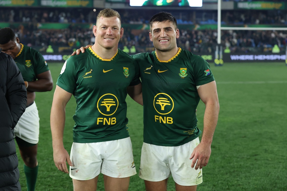But the springboks were relieved to emerge triumphant (Getty)