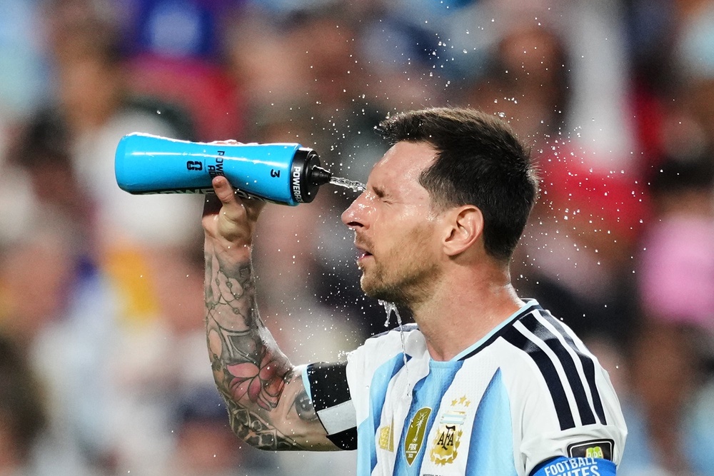 Lionel Messi no longer does much running (AP)