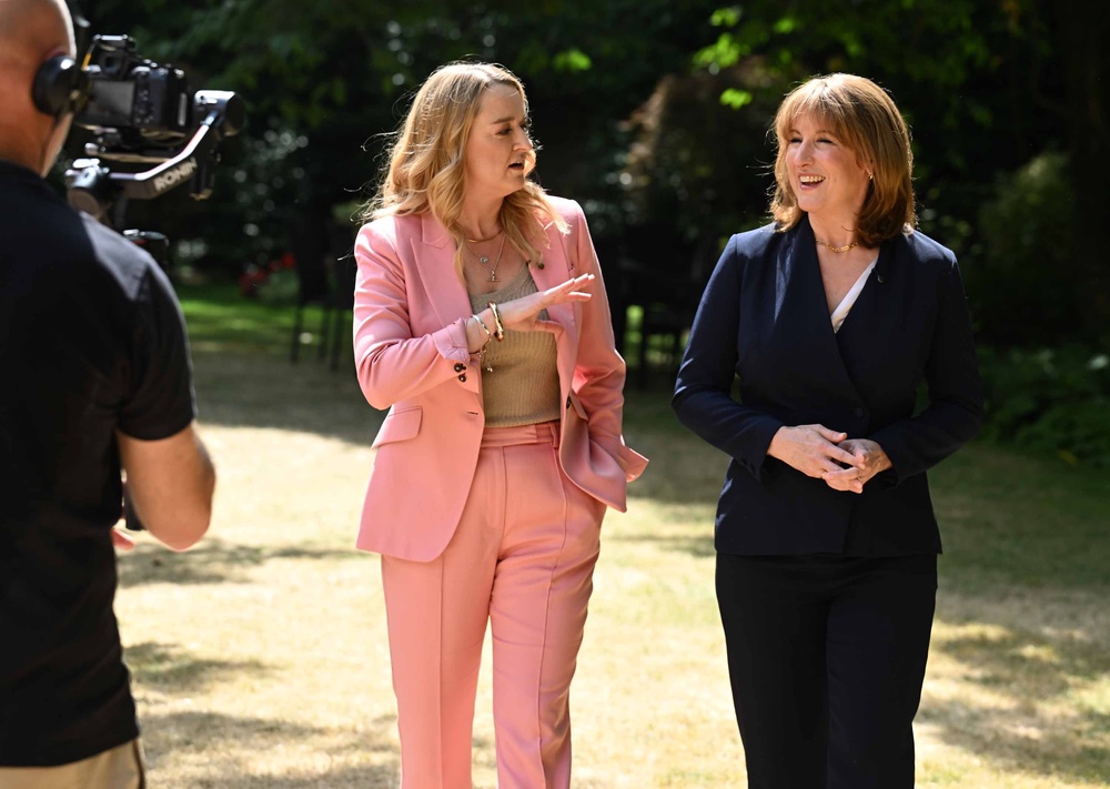 Ms Reeves says she understands the public is ‘impatient for change’ (Jeff Overs/BBC) (PA Media)