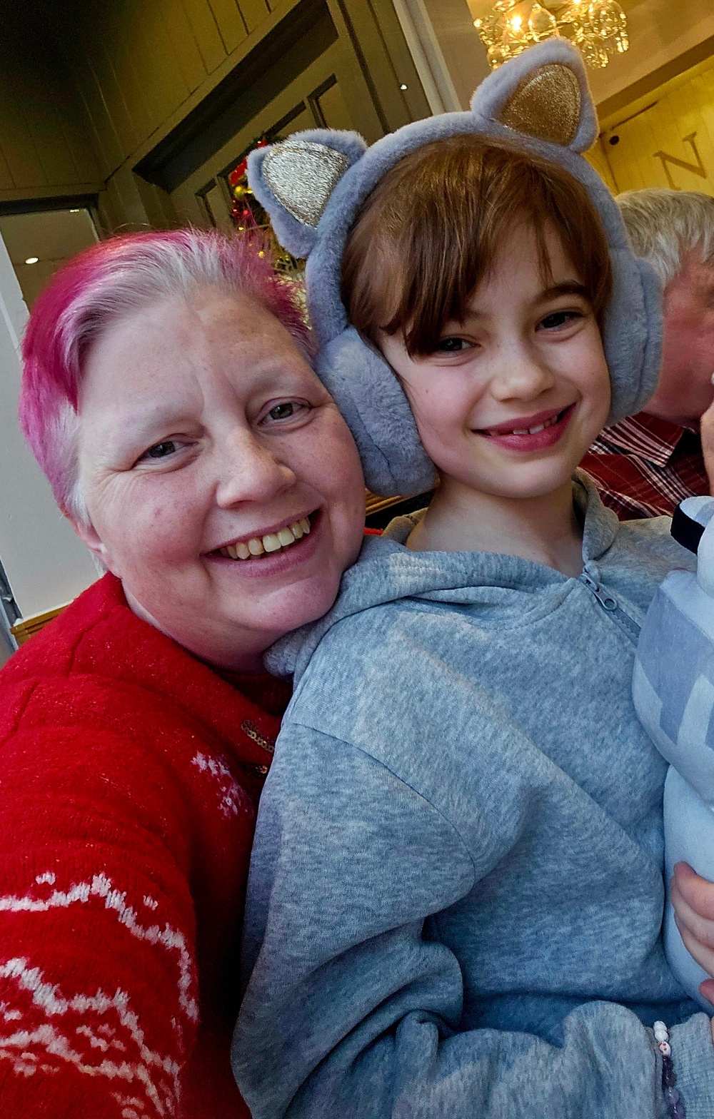 Breast cancer patient Kathryn Hulland has joined a campaign calling for the treatment Enhertu to be made available in England, saying that the treatment will give her more time with her eight-year-old daughter Grace. (PA)