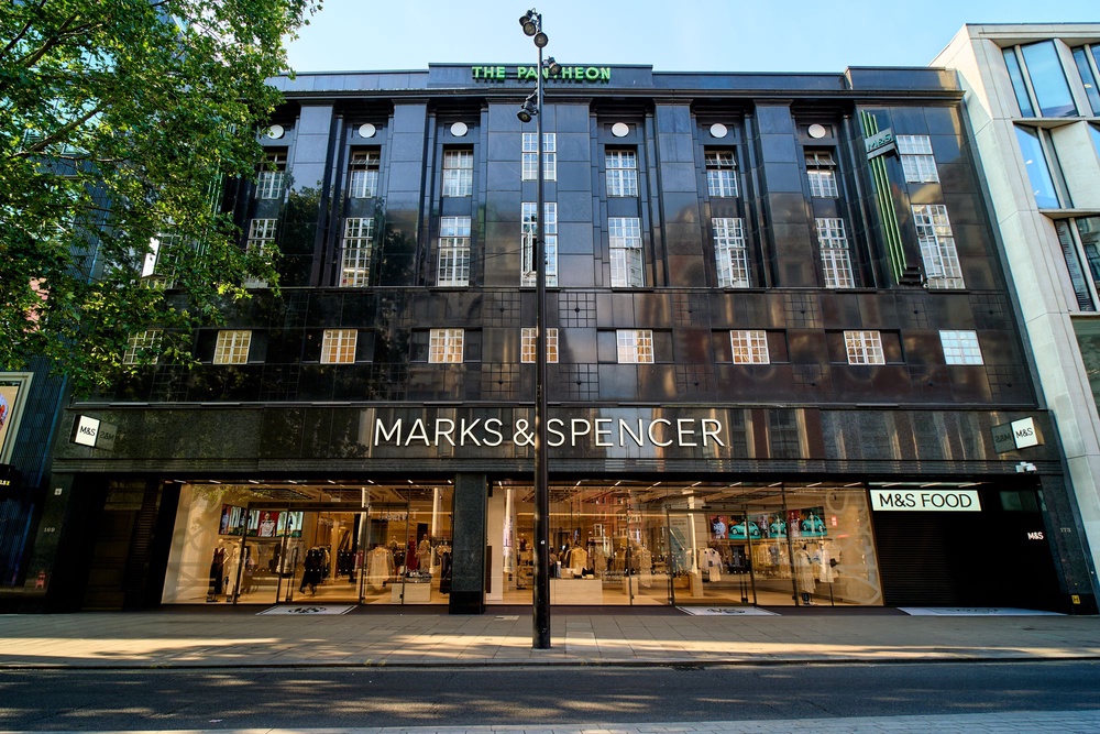 The new M&S Pantheon store on Oxford Street opened on Monday (M&S)