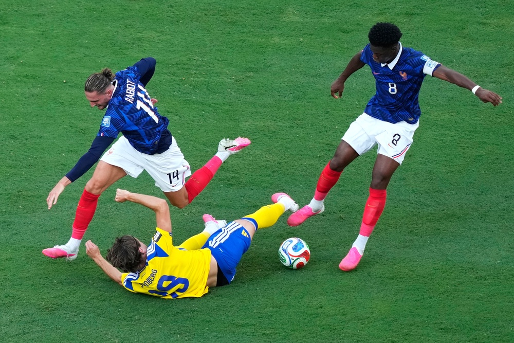 Adrien Rabiot and Aurelien Tchouameni are an industrious midfield pairing (AP)