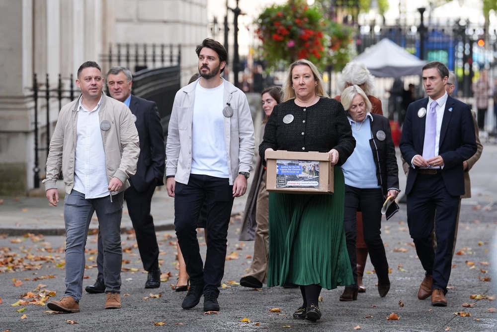 Family members of victims of the 1994 RAF Chinook crash are calling for answers (Lucy North/PA) (PA Archive)