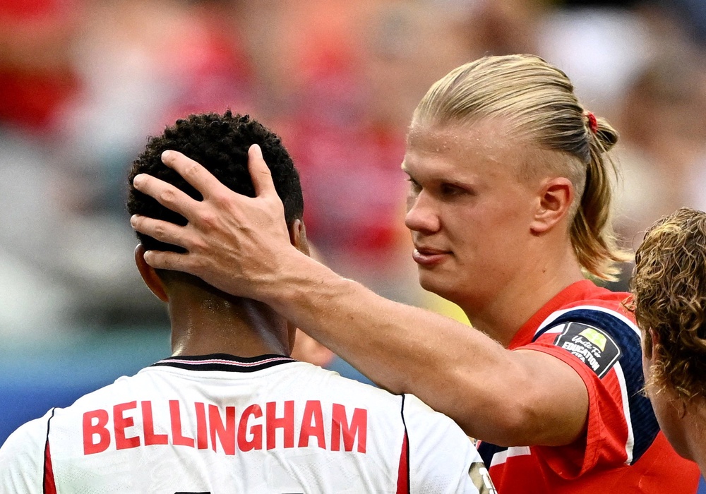 The bromance between England and Norway’s star players shows young men that there is a different kind of masculinity – one with respect and fellowship (Reuters)