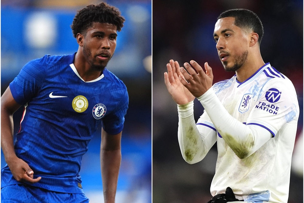 Andrey Santos, left, has joined Manchester United and Youri Tielemans, right, could soon follow (PA)