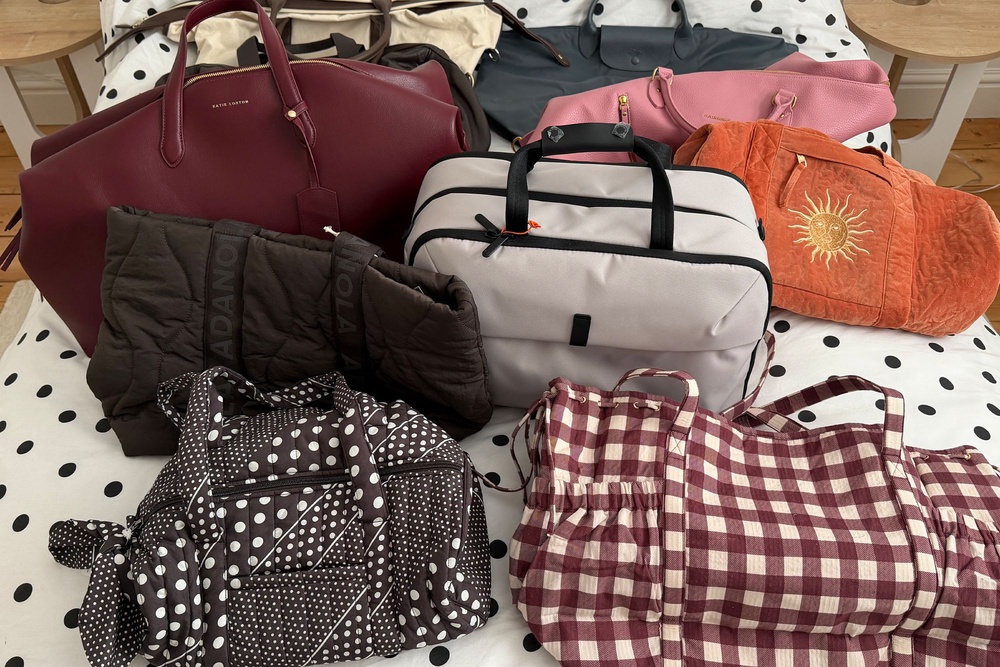 I tested a range of weekend bags styles, from duffel to crossbody (Harriet Davey/The Independent)