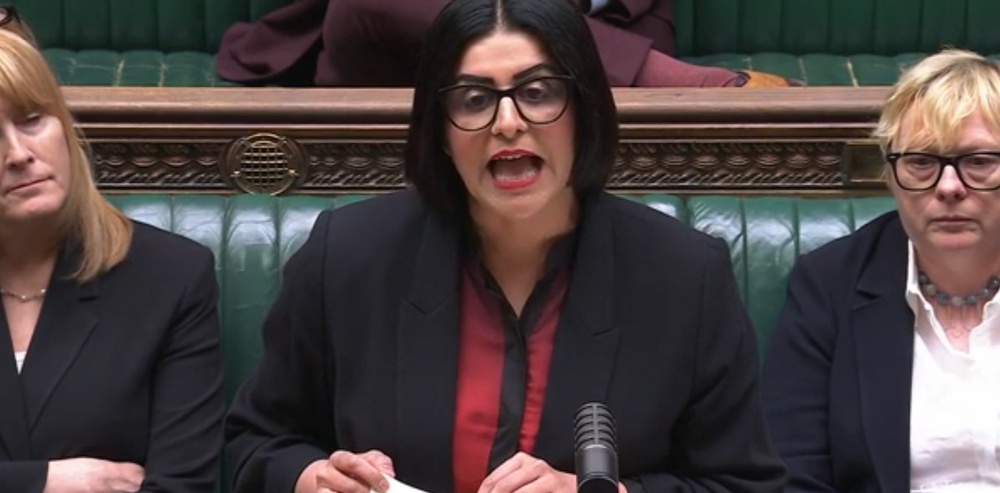 Shabana Mahmood gave an update in the Commons on Monday (Parliament TV)