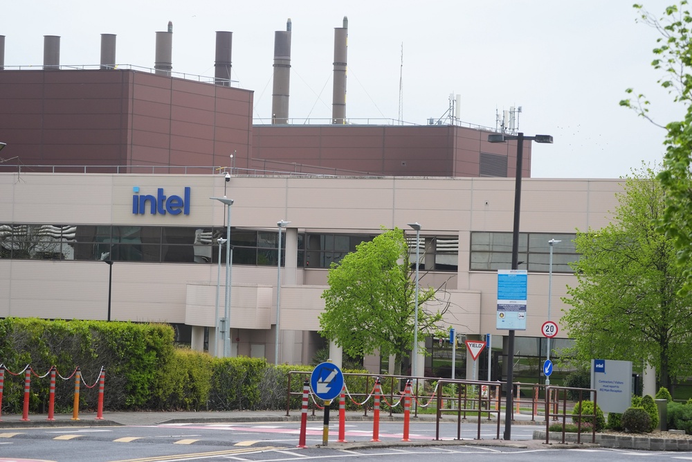 Intel’s manufacturing facility in Leixlip, Co Kildare (Brian Lawless/PA) (PA Archive)