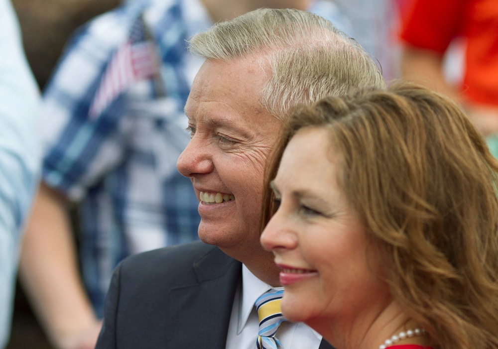 Sen. Lindsey Graham’s sister vowed to ‘support the president’ in Congress (Reuters)