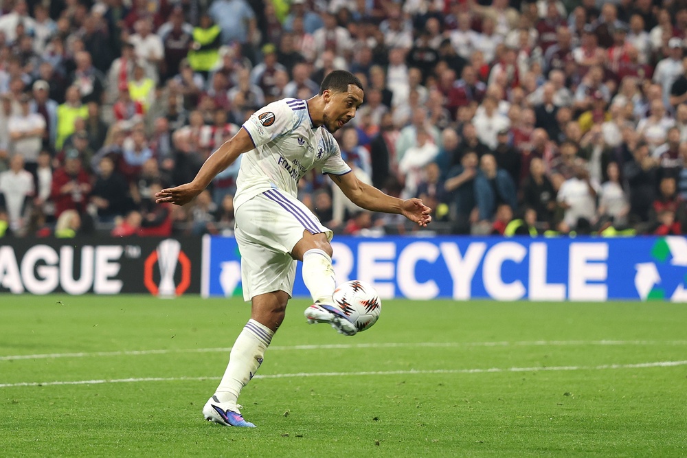Youri Tielemans scored for Aston Villa in the Europa League final (Getty)