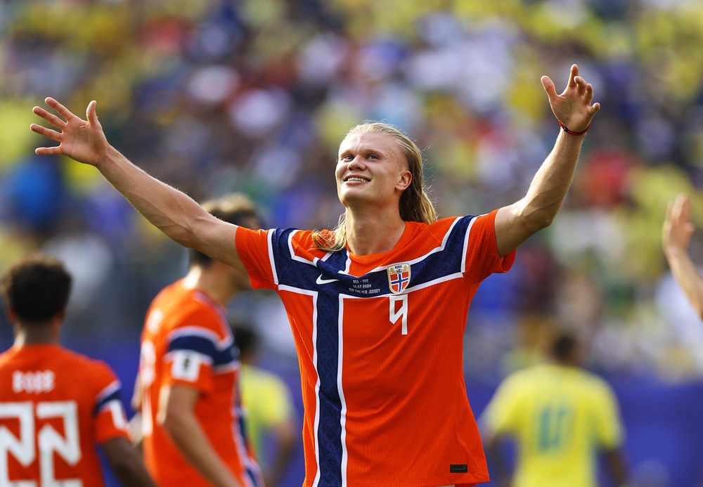 Haaland became a viral sensation during the 2026 World Cup (Getty)