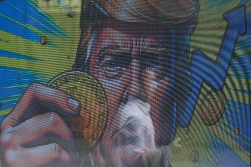 The Trump family is also under scrutiny for earning millions in cryptocurrency ventures while the Republican has been in office (Reuters)