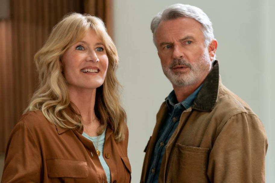 Laura Dern and Sam Neill reprised their 'Jurassic Park' roles in 'Jurassic World: Dominion' (Universal Pictures)