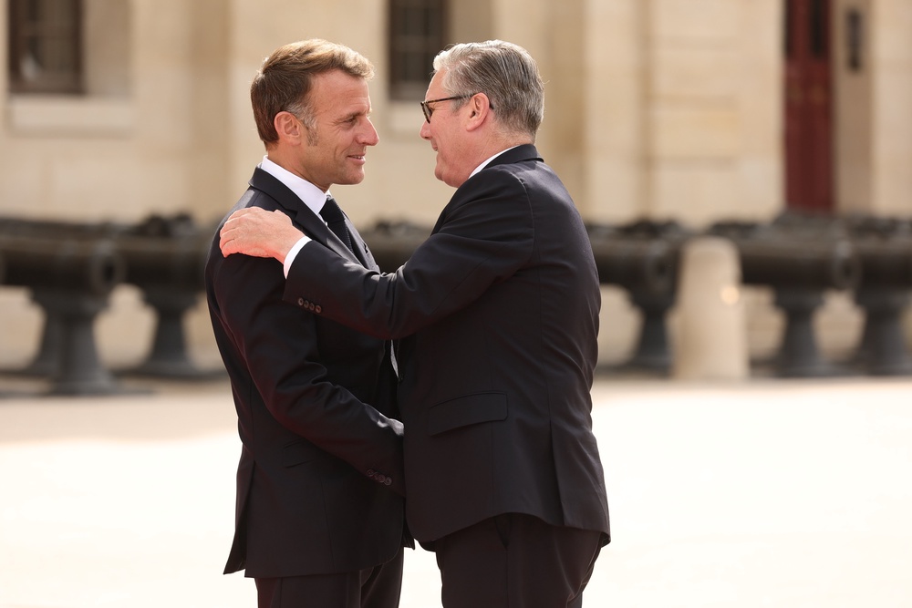 World leaders including Emmanuel Macron paid tribute to Sir Keir Starmer’s impact on the world stage (Teresa Suarez/Pool/AP) (AP)