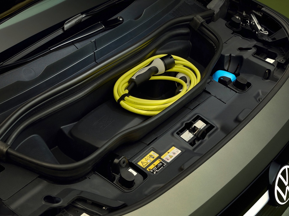The ID. Cross gets a 25-litre frunk, ideal for storing charging cables (Volkswagen)