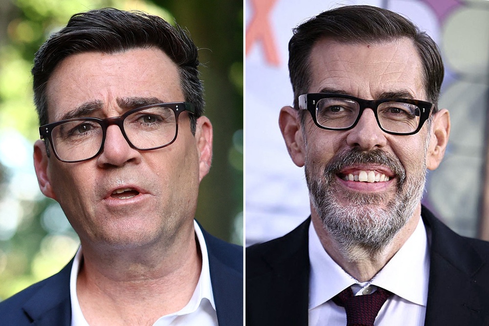 Can you tell the difference between Andy Burnham and Richard Osman? (Getty)