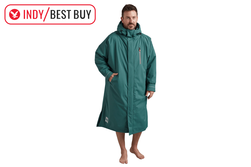 Image from: As an open water swimmer, these are the changing robes I use to dry off and warm up