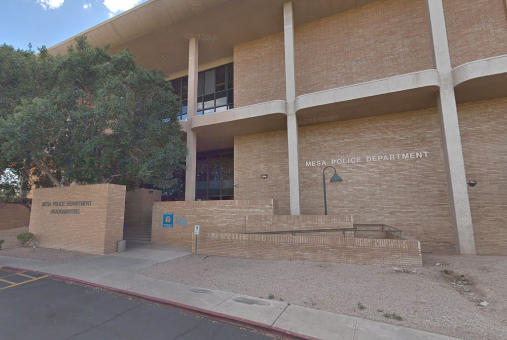 Officers from the Mesa Police Department says that the woman was stabbed 16 times in her back, with other wounds in her head, neck and face (Google Street View)