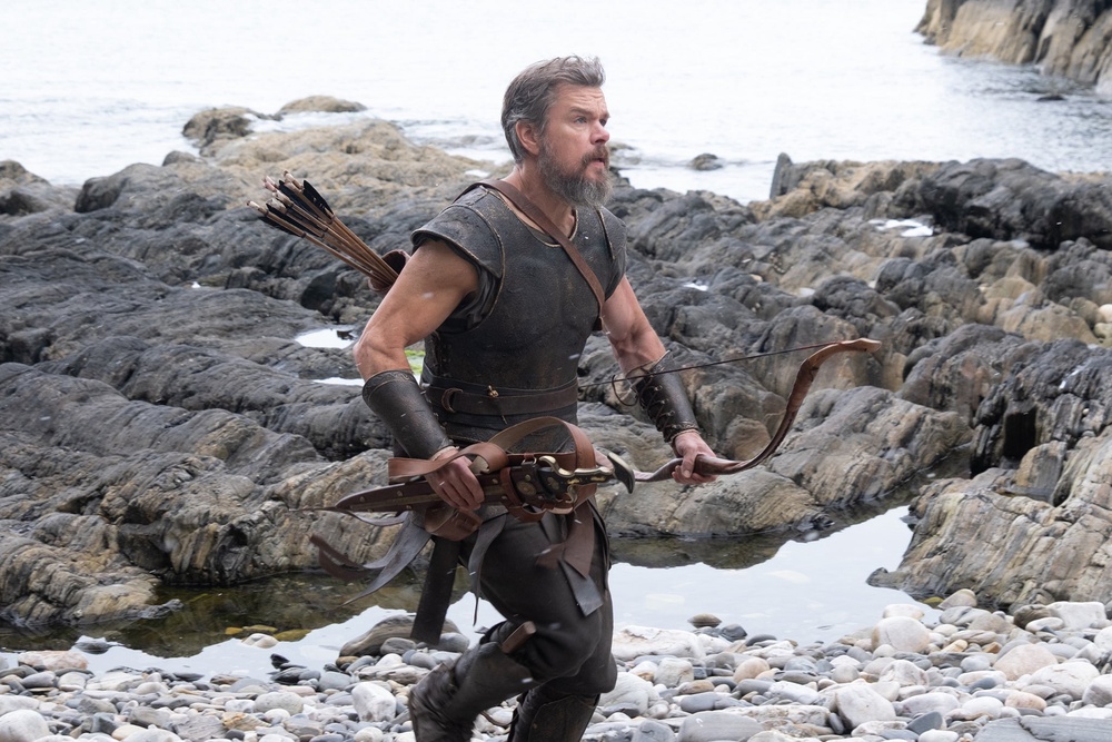 Odysseus (Matt Damon) conceives of the Trojan horse in earnest belief that it will turn the tide of the war in ‘The Odyssey’ (Universal Pictures)