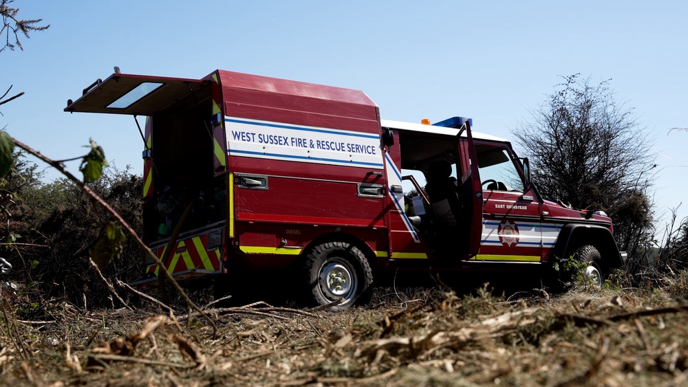 Firefighters have battled wildfires amid the hot conditions (PA) (PA Wire)