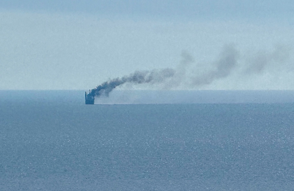 The incident took place near the Ukrainian port of Odesa (Reuters)