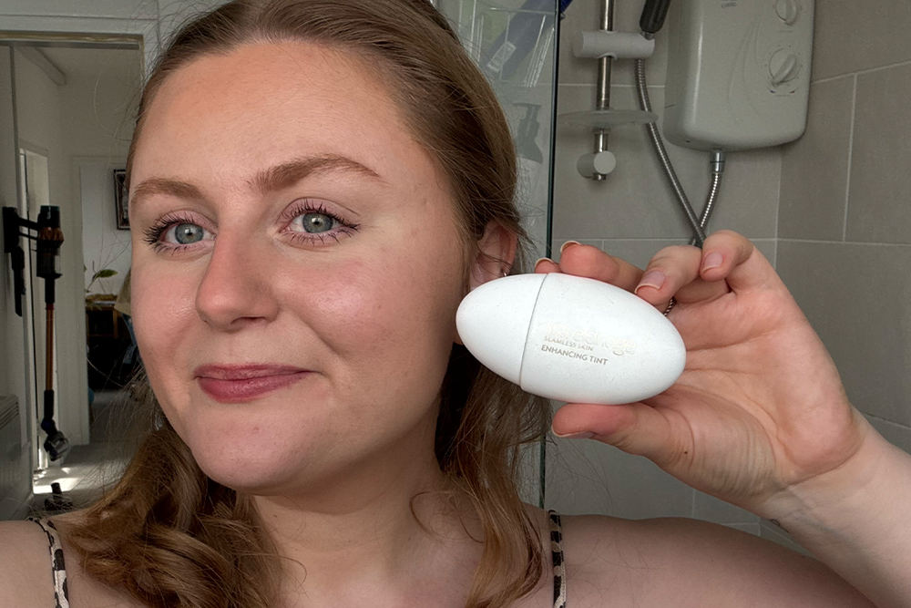This seamless tint took to my shine-prone skin (Lucy Smith/The Independent)
