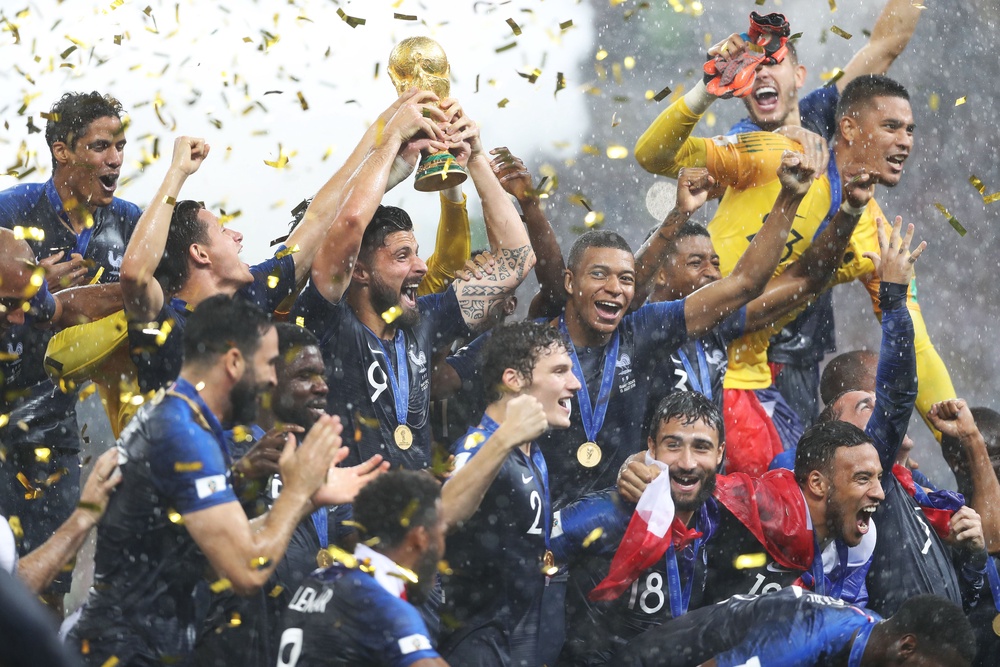 France beat Croatia to win the men’s World Cup final in Moscow on July 15 2018 (Owen Humphreys/PA) (PA Archive)