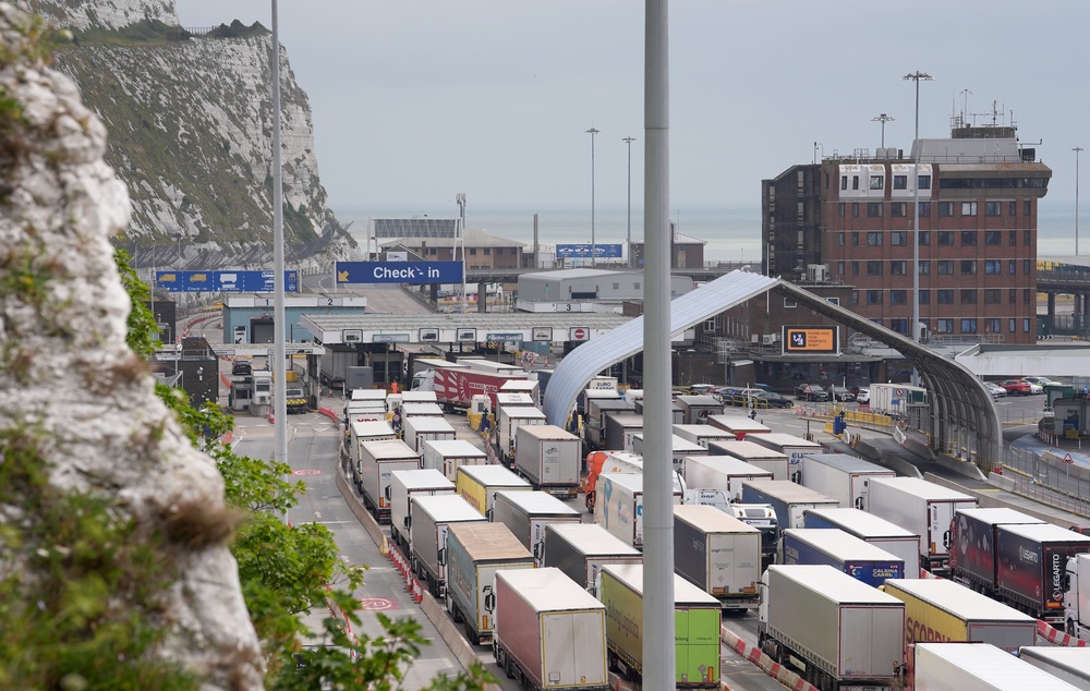 The port expects to have about 7,500 outbound cars on Friday (Gareth Fuller/PA) (PA Wire)