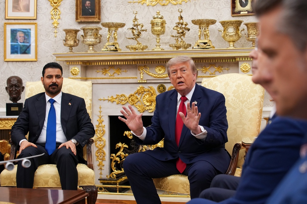 'Our country has to shape up,' Trump said during an Oval Office event Tuesday. 'That's what we're going to be talking about Thursday…because without free and fair elections, you don't have a country’ (Getty Images)