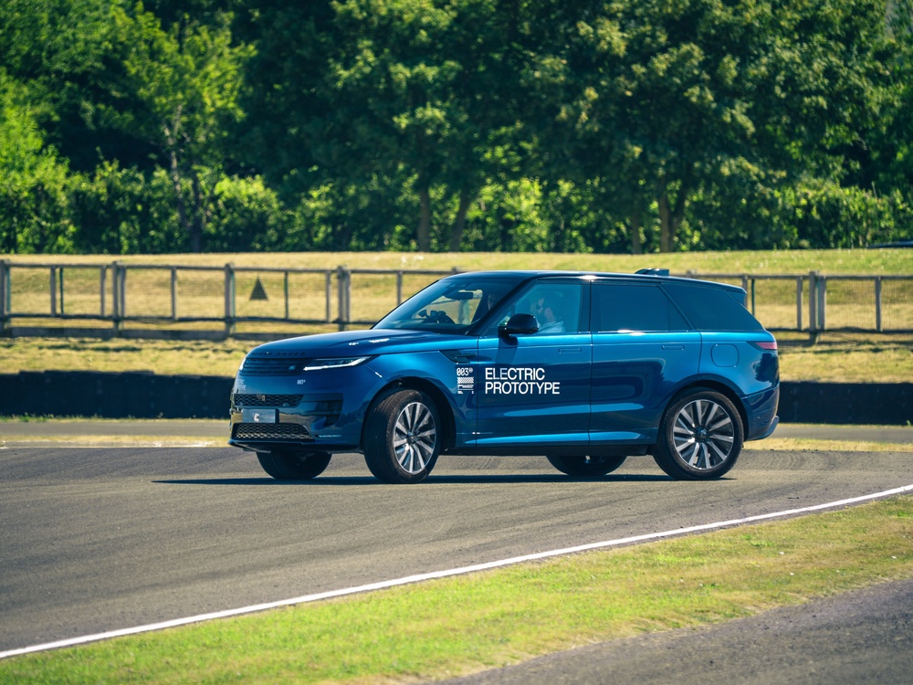 Four-wheel steering and revised suspension hardware makes the big Range Rover Sport Electric feel more agile than ever (Range Rover)
