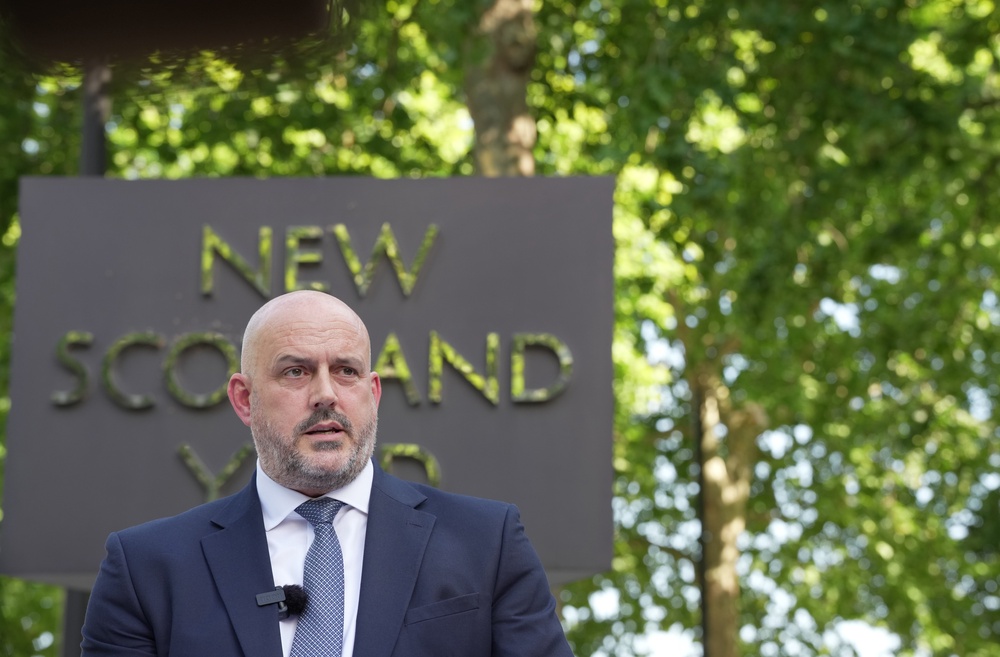 Head of Counter Terrorism Policing Laurence Taylor, said his officers are leading the investigation into the death of the former Tory minister and Reform UK spokeswoman (Jeff Moore/PA) (PA Wire)