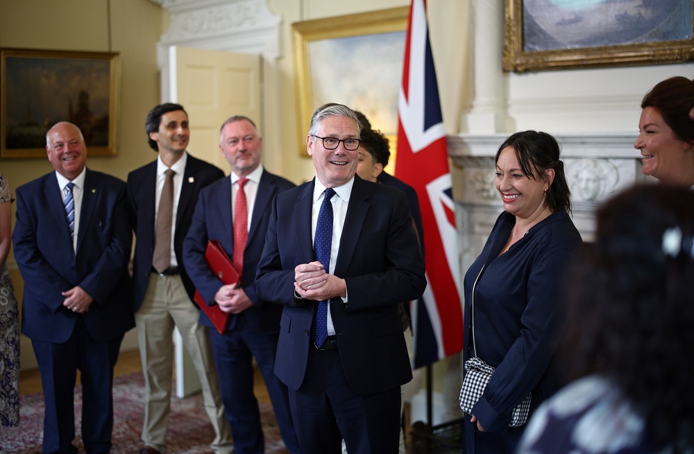 Sir Keir paid tribute to the people he had met during his political career (Henry Nicholls/PA) (PA Wire)