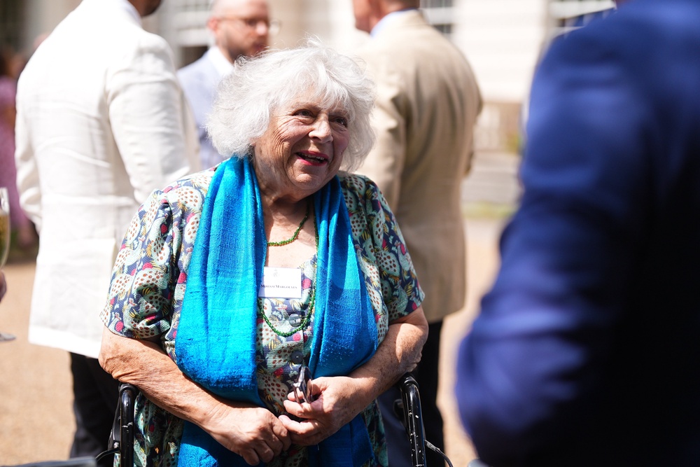 Miriam Margolyes joined the reception (Aaron Chown/PA) (PA Wire)