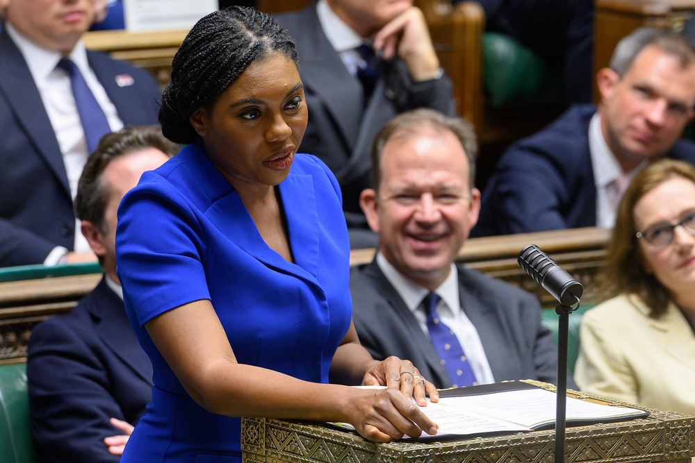 Kemi Badenoch softened her approach for the prime minister’s final PMQs (House of Commons)