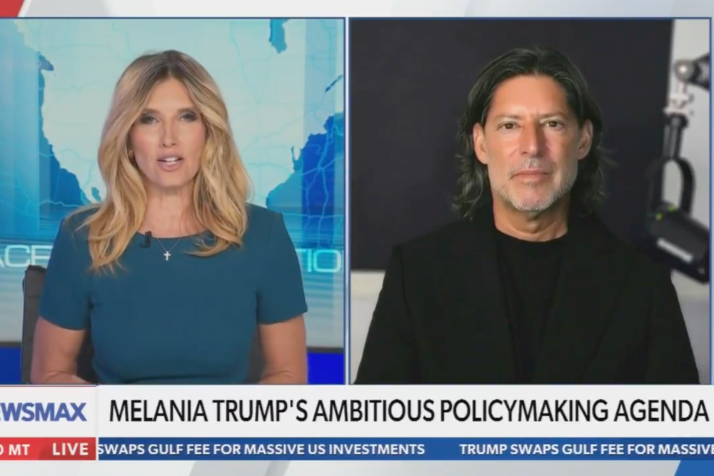 Beckman tells Newsmax anchor Bianca de la Garza exactly why he believes Melania is so significant (Newsmax)