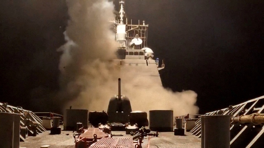 Image from: Iran war latest: US launches retaliatory strikes as Trump calls deaths of two service members ‘very sad’