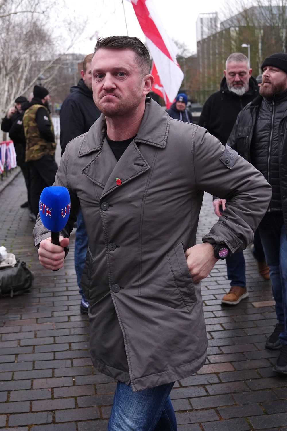 Tommy Robinson has two million followers on X (Jacob King/PA) (PA Wire)