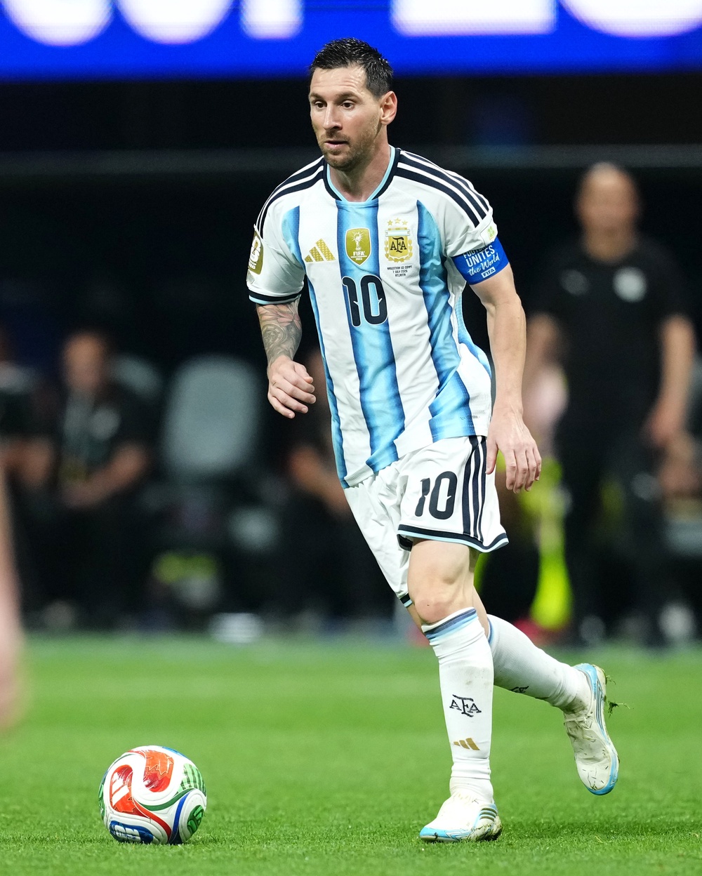England fans have said they are ‘mildly concerned’ about Messi (Martin Rickett/PA) (PA Wire)